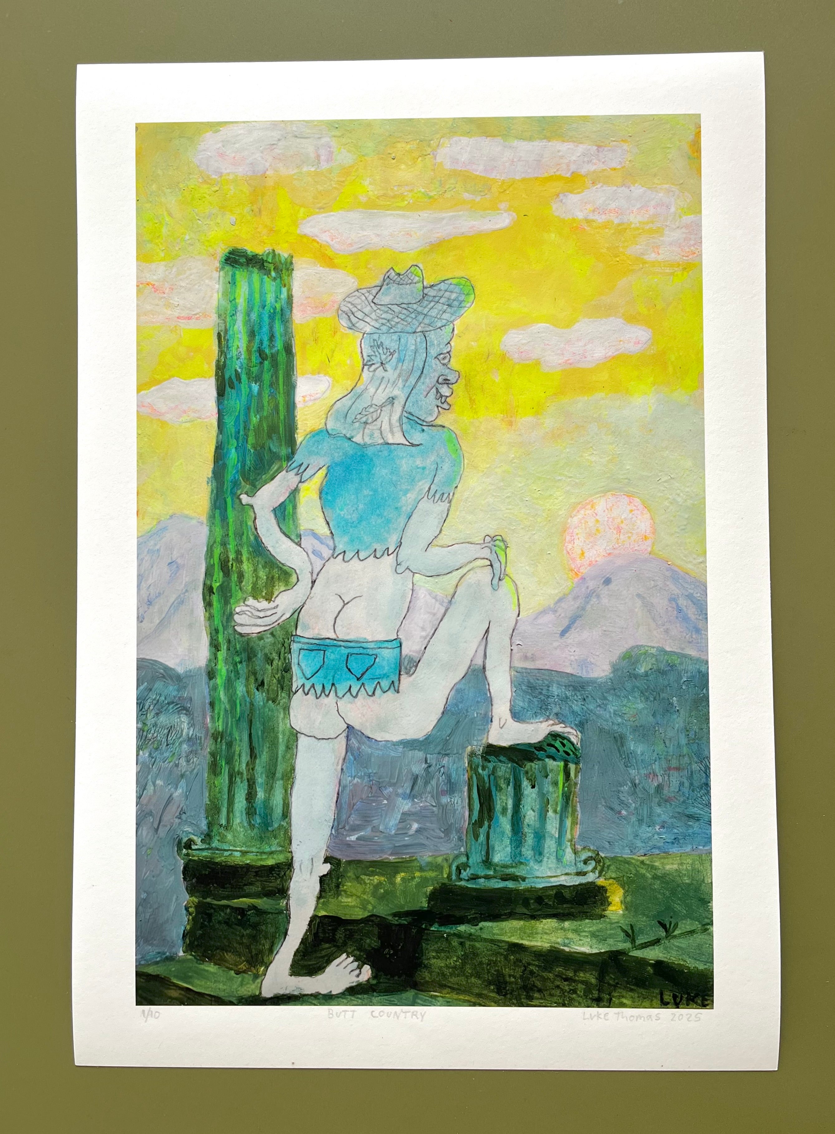Giclee Print: Butt Country