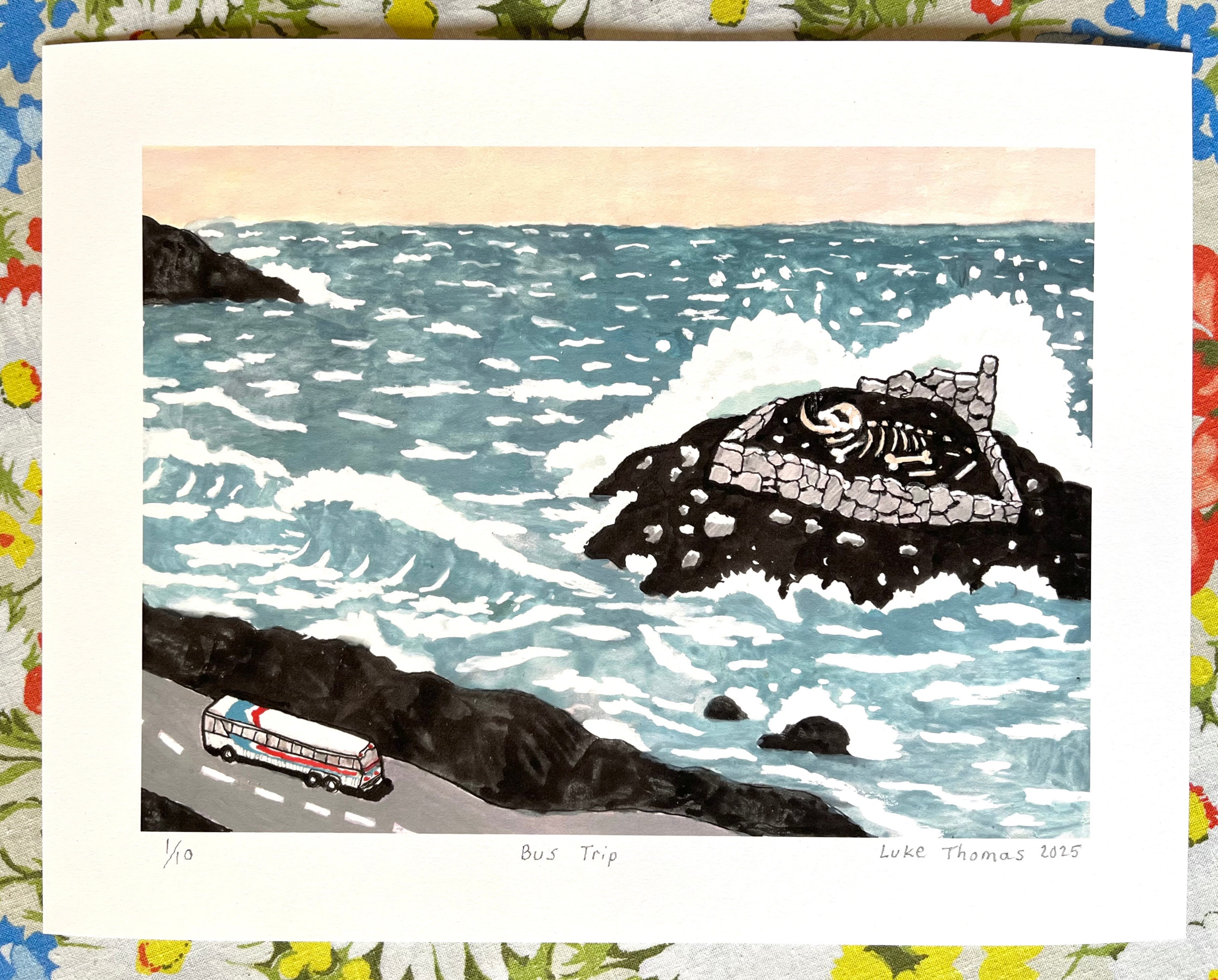Giclee Print: Bus Trip – Luke Thomas Art Mall