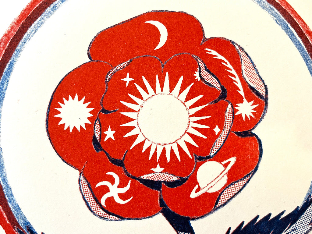 Kiln Garden signed and numbered risograph print