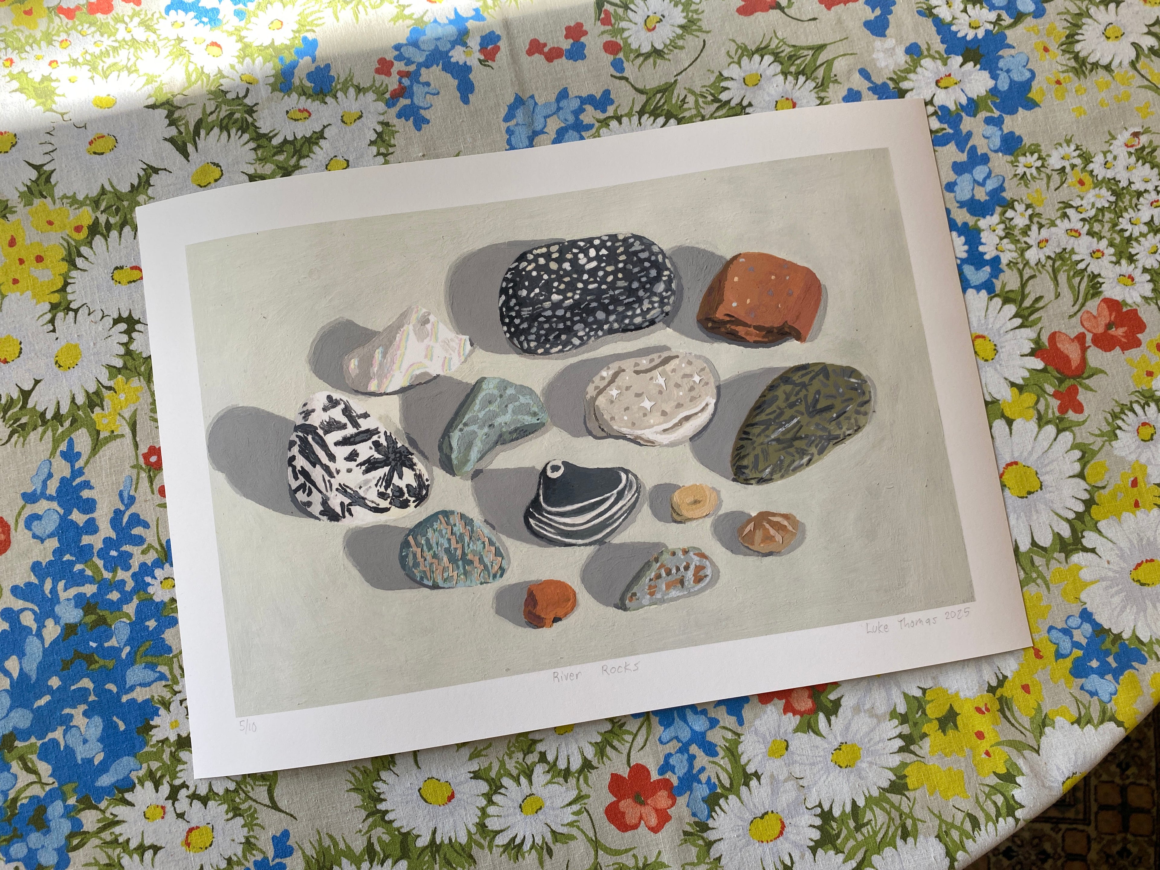 River Rocks signed Giclee print