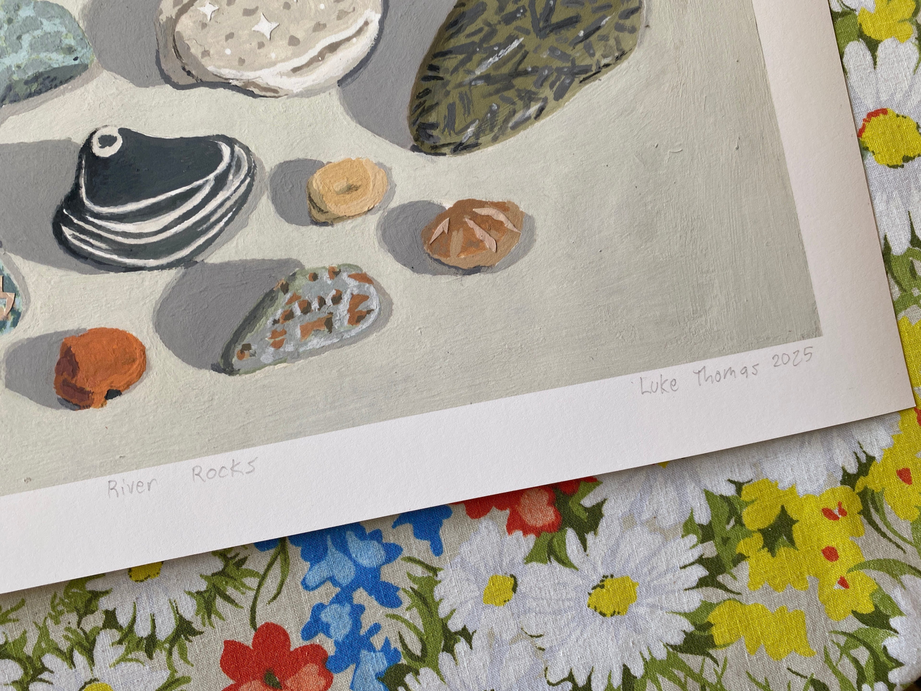 River Rocks signed Giclee print
