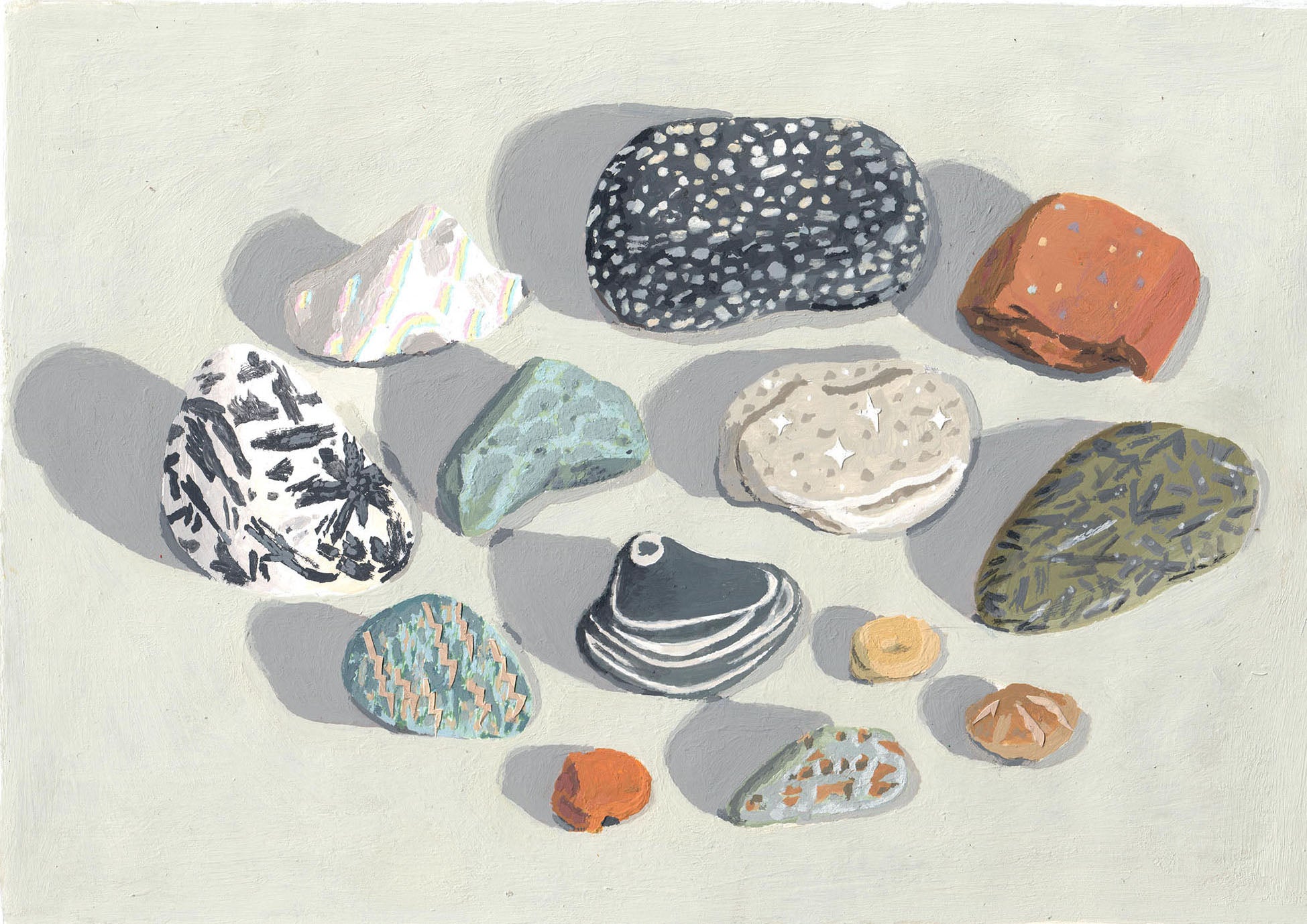 River Rocks signed Giclee print